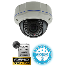 SAXXON nDVF2103SNA CAMARA DOMO ANTIVANDALICO 1080P 2MP/ 4 EN 1 / VARIFOCAL 2.8MM-12MM/ SENSOR SONY/ METALICA